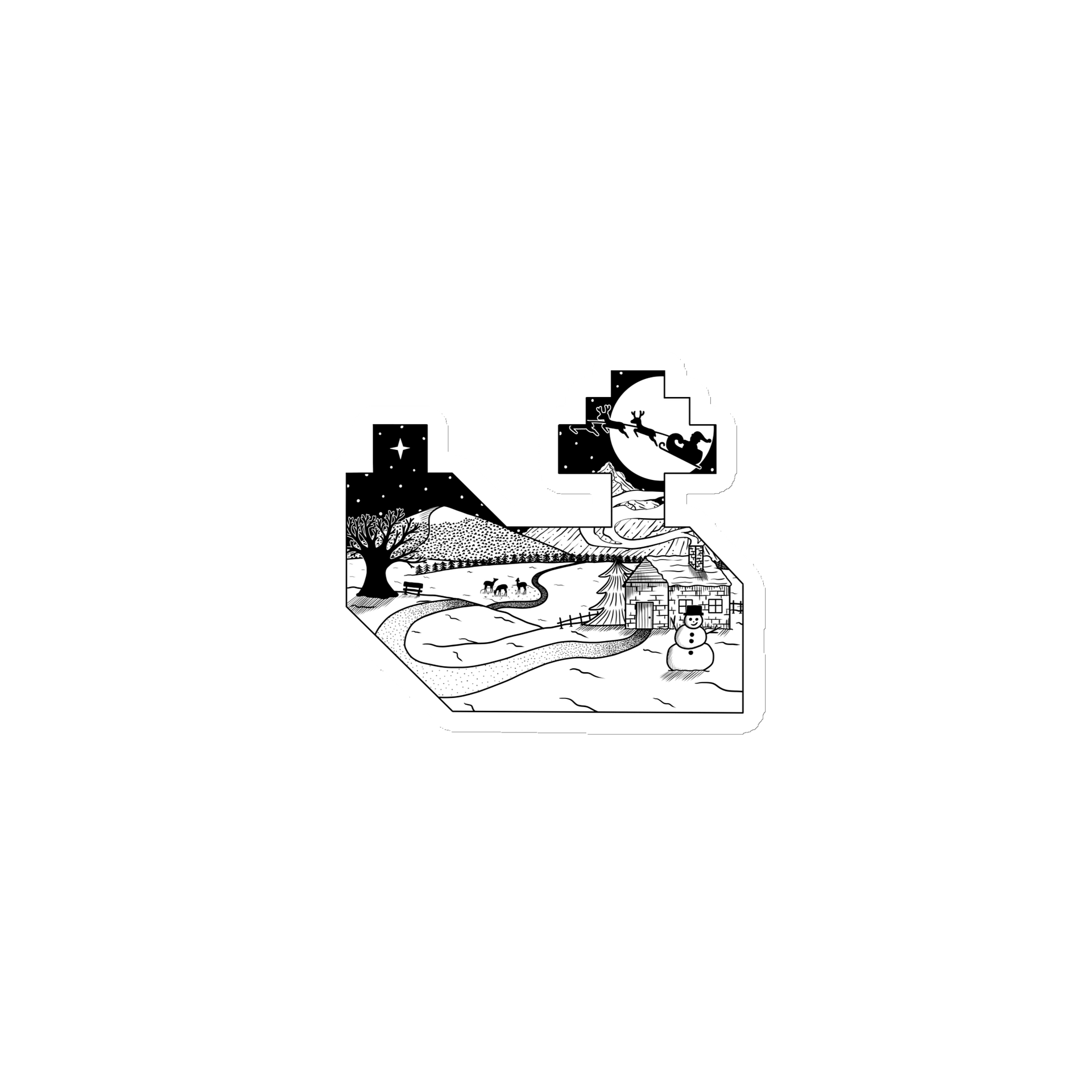 Winter Night - Christmas 2025 Ltd. Magnet product image (1)