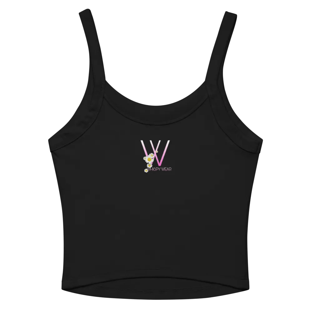 Butterfly Bliss Ribbed Tank - ONLY In Black product image (3)