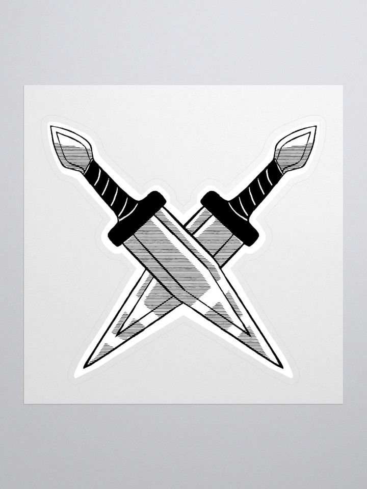 Skai Black & White Symbol Sticker product image (1)