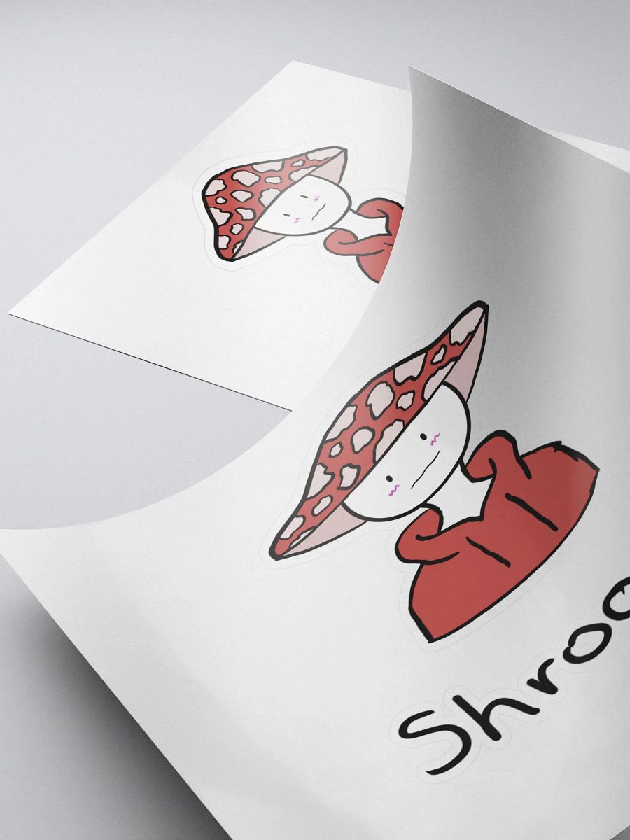 nervous shroomly sticker product image (4)
