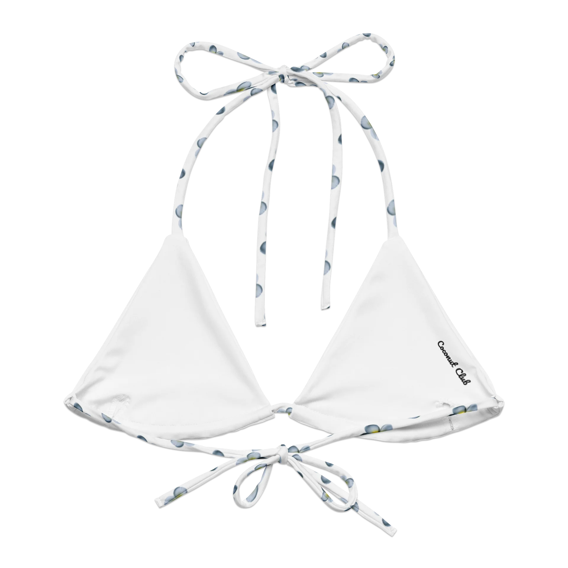 Bikini Top - Temple Flower (white) product image (1)