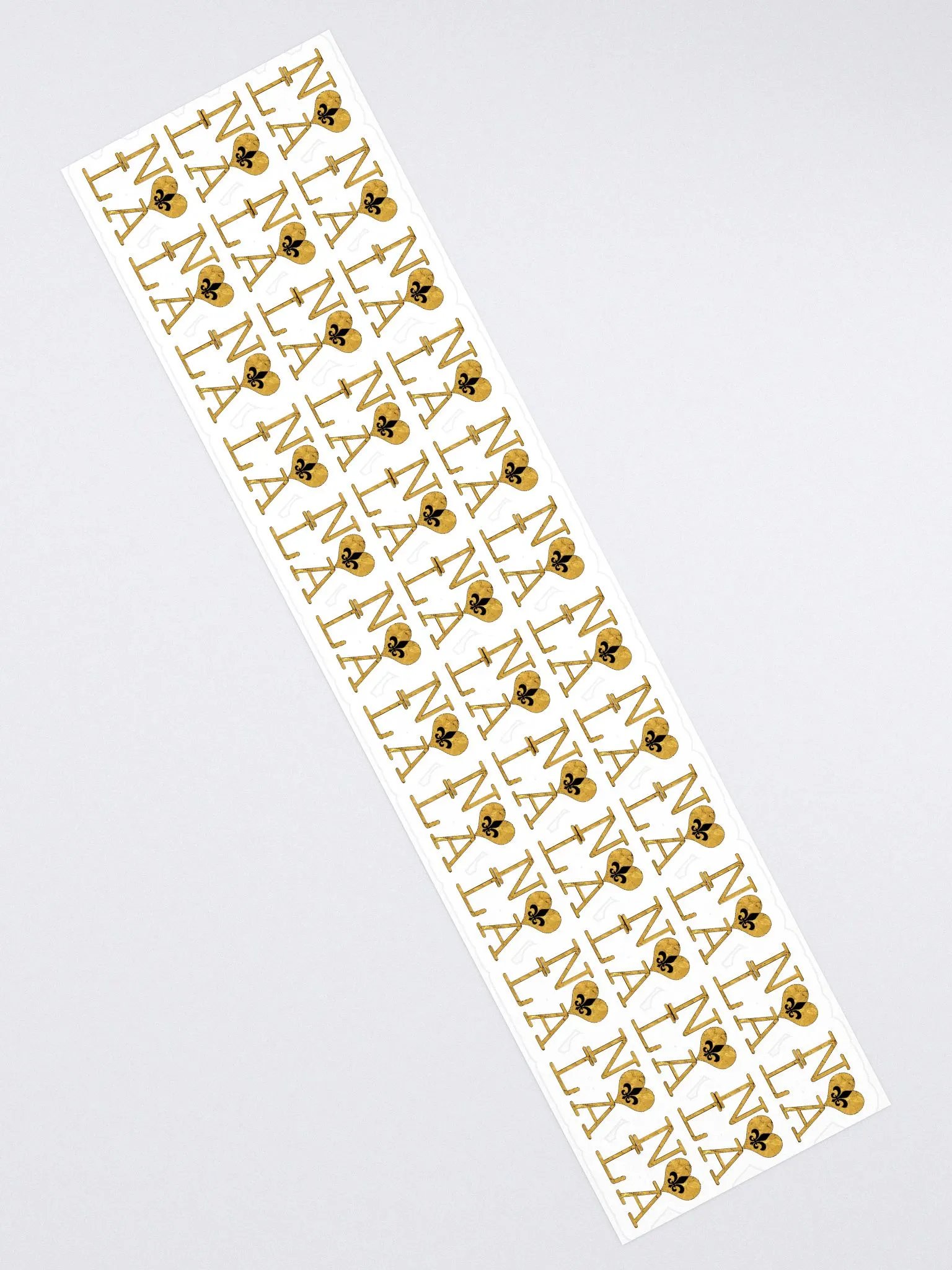 I LOVE NOLA **LEGACY STICKER** (GOLD WRAP FULL + OUTLINE LONG) product image (2)