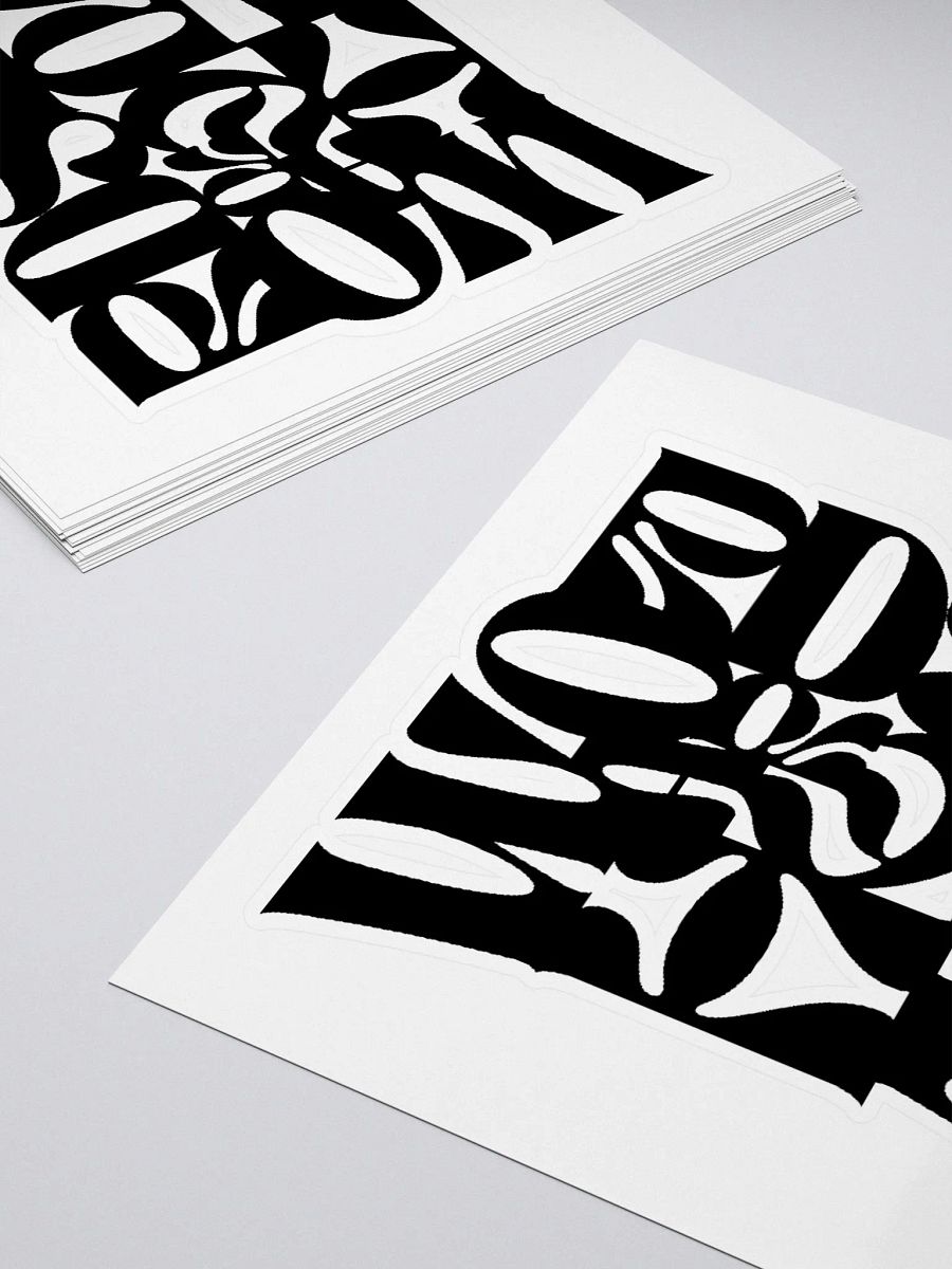Words Are Hard Sticker BLK product image (4)