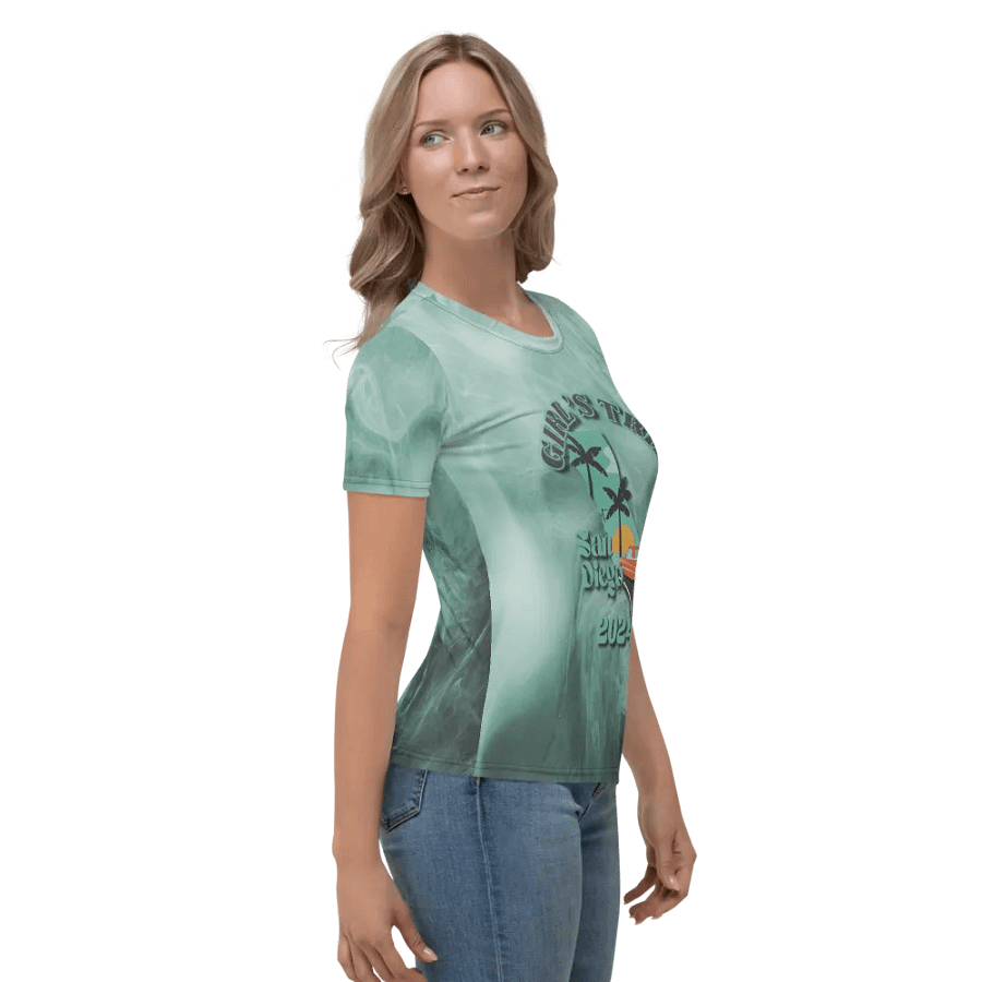 Girls Trip San Diego Ca 2024 All Over Print T-shirt product image (4)