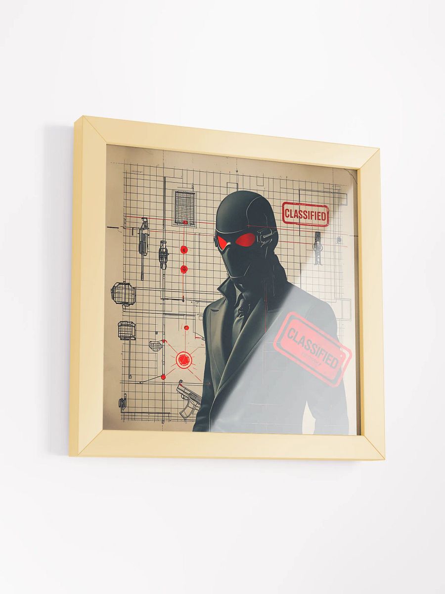 Classified Blueprint Secrets Framed Poster product image (3)