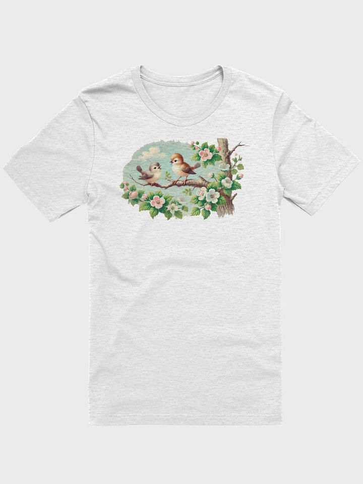 Whimsical Birds and Blooms Supersoft T-Shirt product image (2)