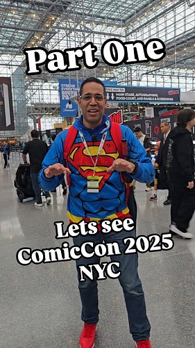 😎 Experience #ComicCon with me and my sidekick @mase_1954 as we show you what happens when the NYC @javitscenter is filled wi...
