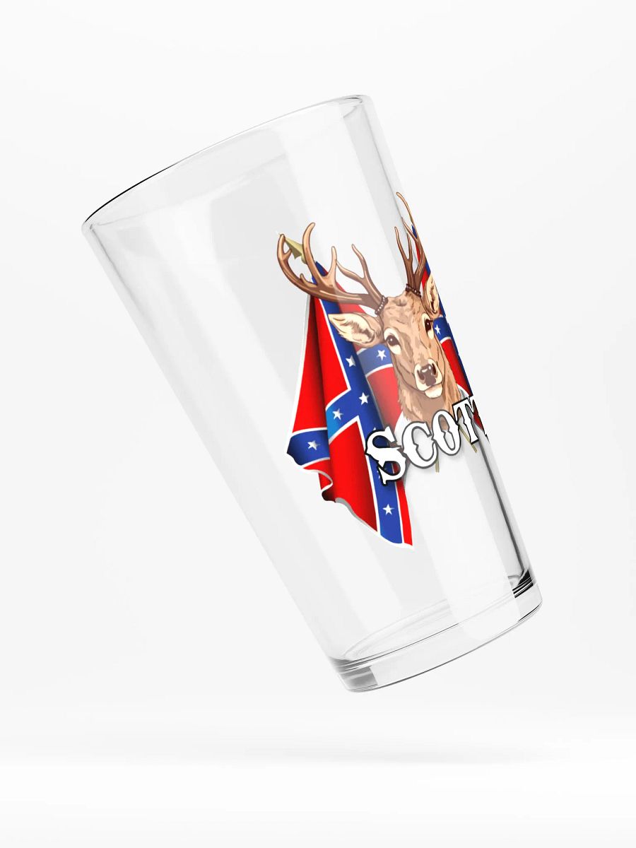 "Scott" Last Name Rebel Redneck Deer - Shaker Pint Glass product image (4)