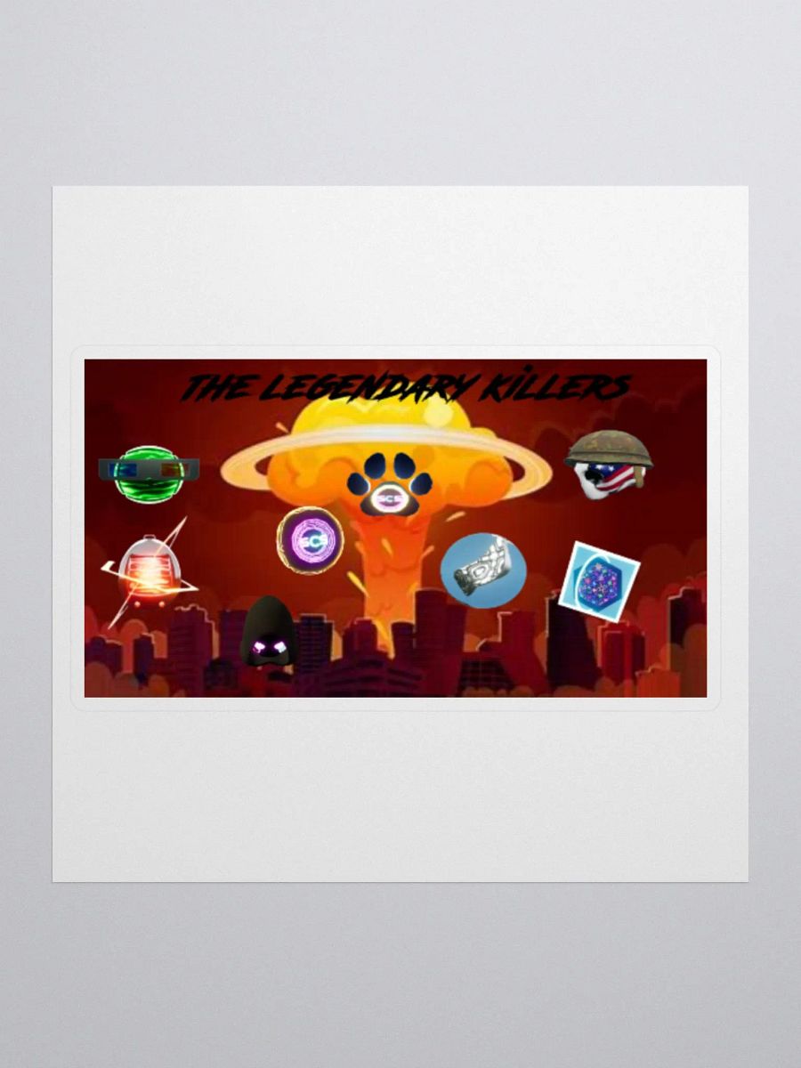 The Legendary Killers Sticker product image (1)