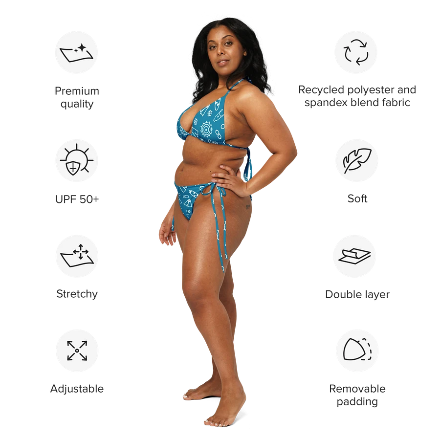 Beach Necessities Pattern String Bikini product image (4)