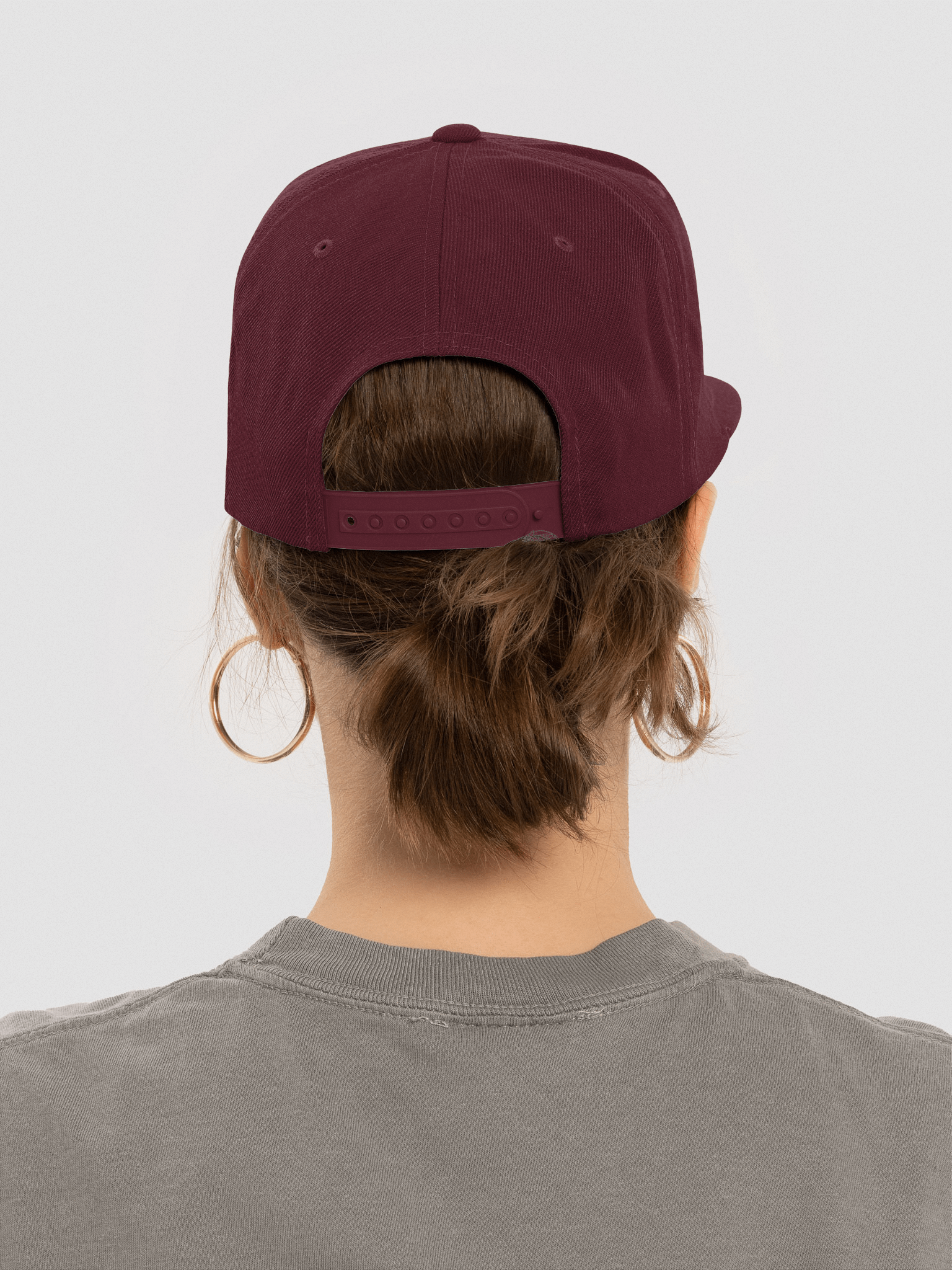 Reborn Elegance Wool Blend Snapback Cap product image (5)