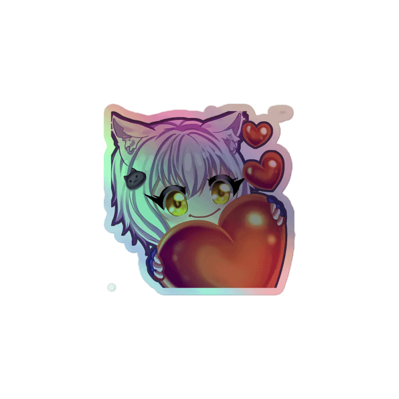 Koneko Heart Emote sticker
