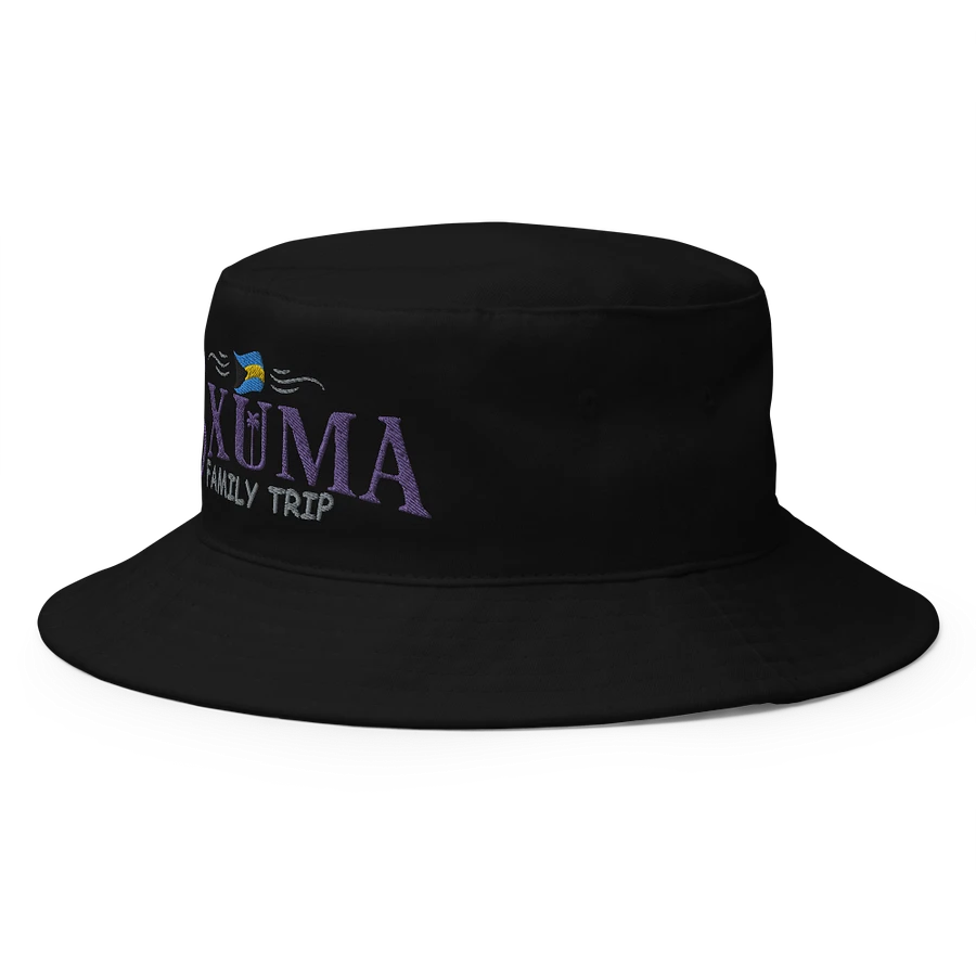 Exuma Bahamas Hat : Family Trip Bahamas Flag Bucket Hat Embroidered product image (2)