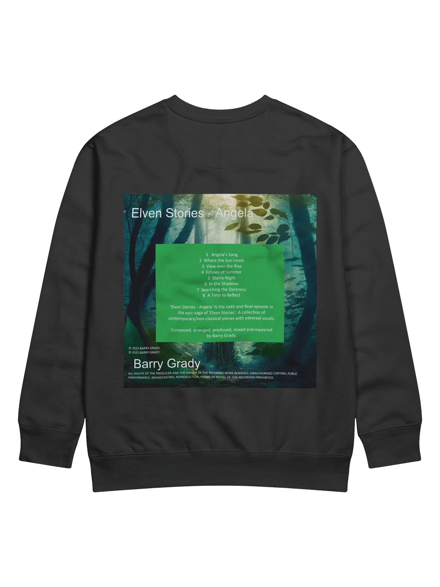 'Elven Stories - Angela' Album Cover Premium Sweatshirt product image (35)