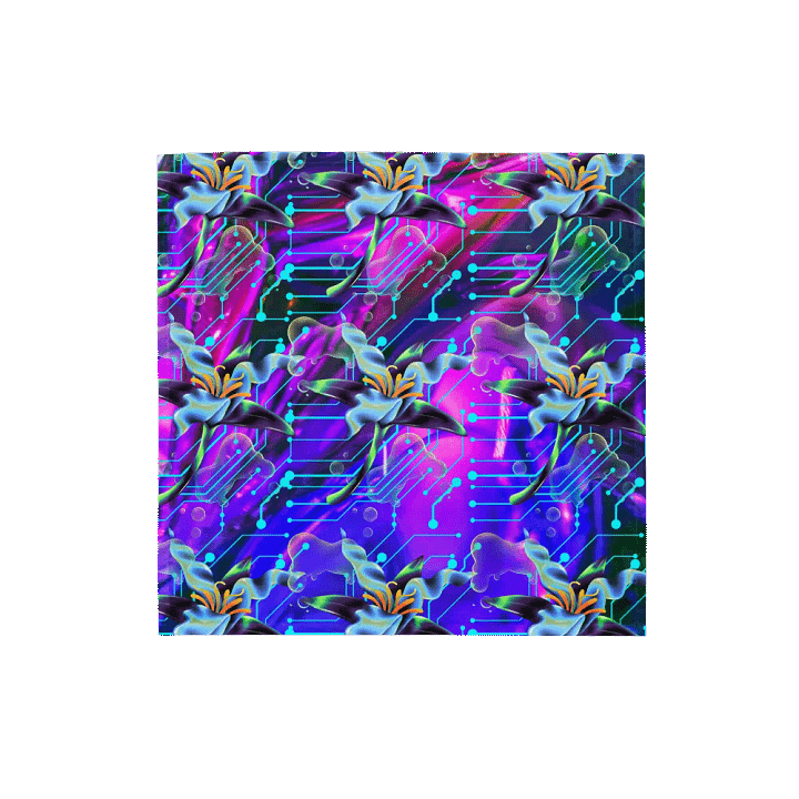 luminous pink meta-magic bandana for the sparkling genz ladies product image (1)