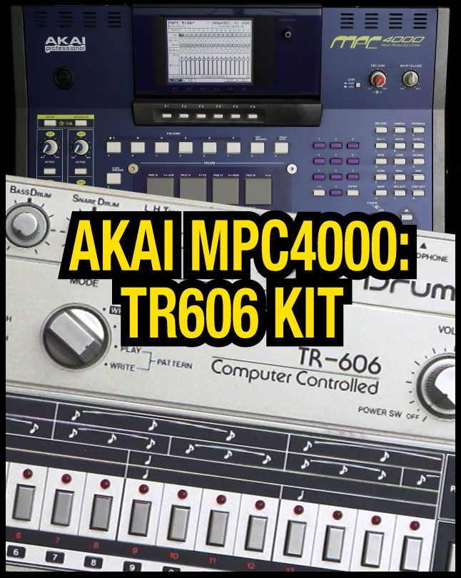 Akai MPC4000: TR606 Kit product image (1)