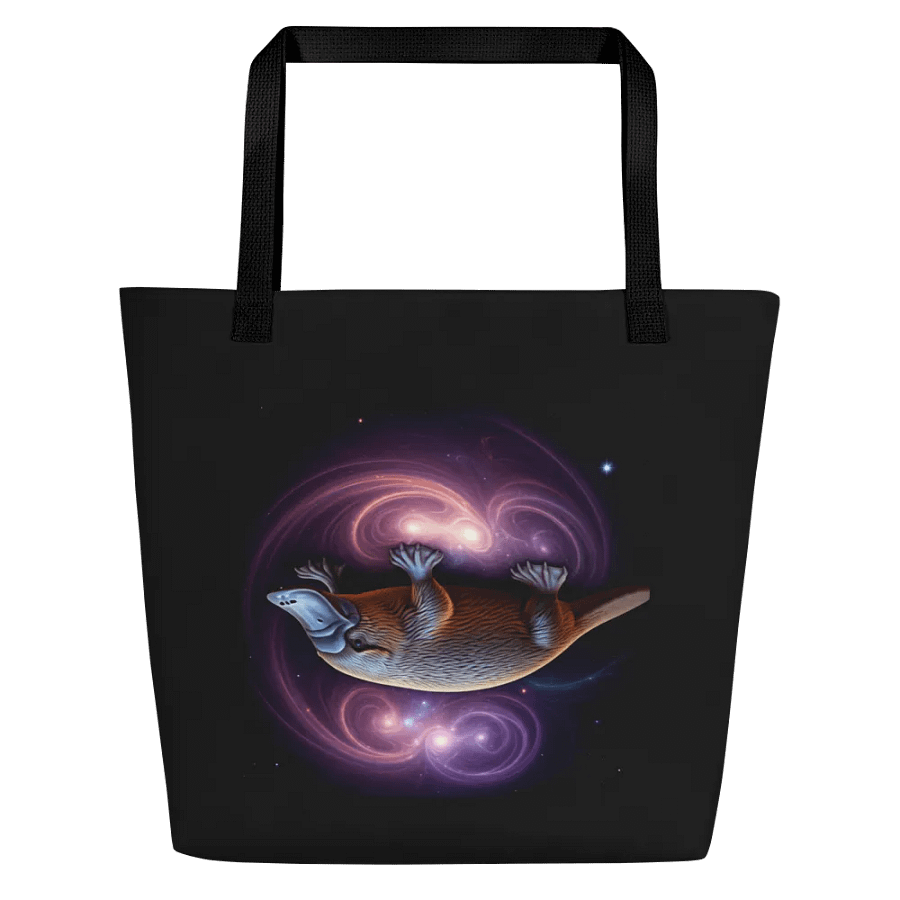 Galactic Platypus All-Over Tote Bag product image (3)