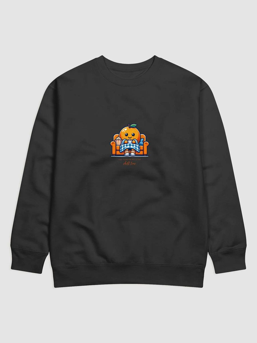 Surfer Tangerine Cotton Premium Sweatshirt product image (1)