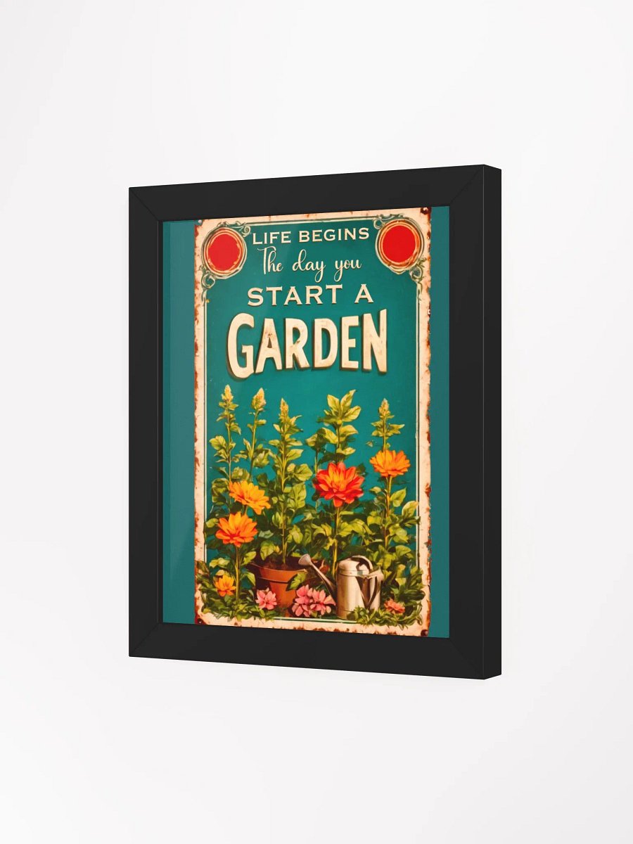 Gardening themed wall art vintage style product image (3)
