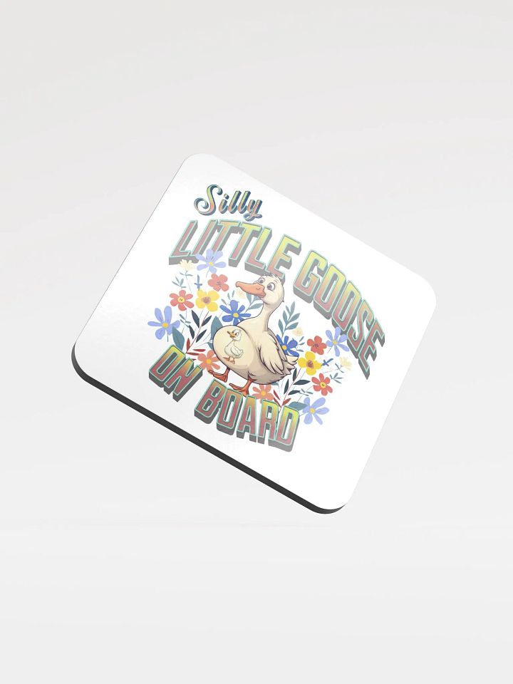 Silly Little Goose on Board Glossed Coaster product image (2)