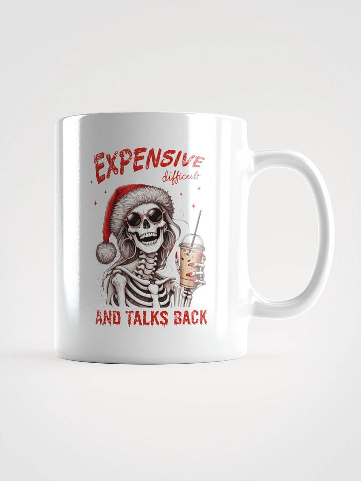 Sassy Skeleton Santa Girl Mug product image (2)