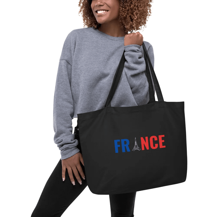 Eiffel Tower France Flag Eco Tote product image (5)