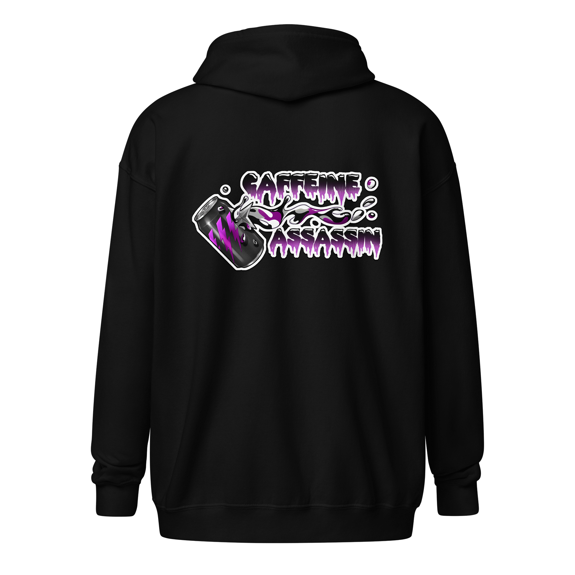 Caffeine Assassin - Asexual Pride Edition Zip Hoodie product image (1)