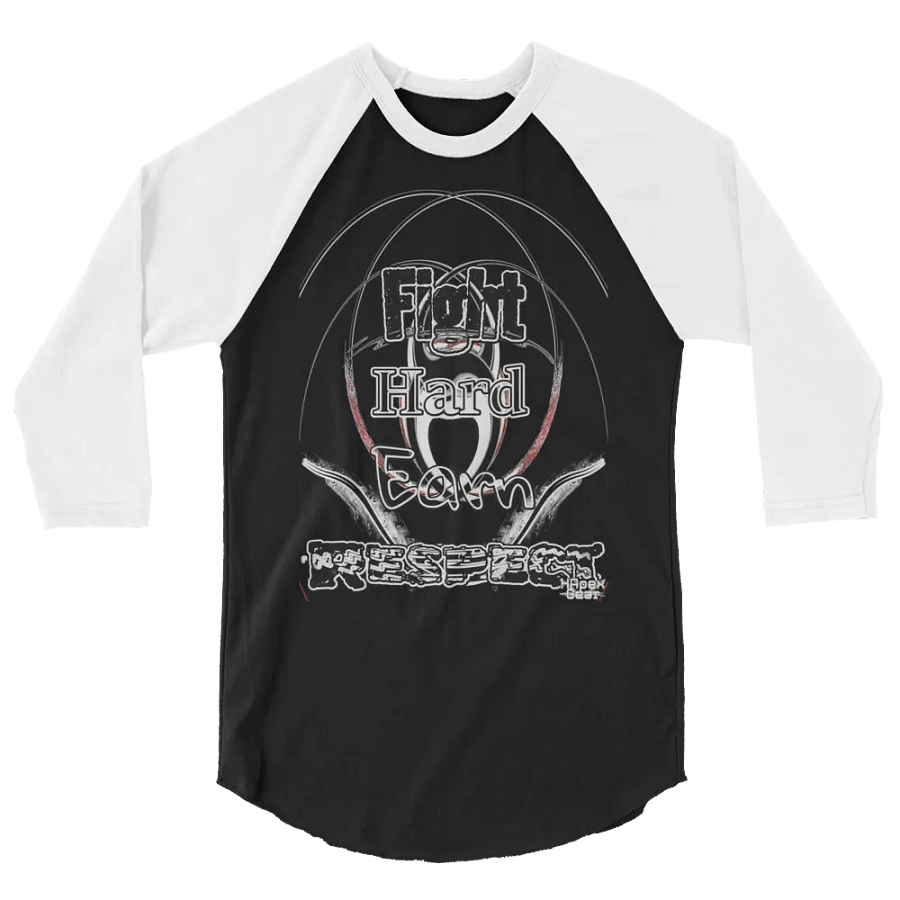 Fight Hard Earn Respect - Fine Jersey Raglan Tee product image (7)