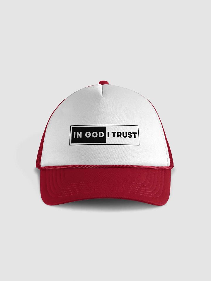 IN GOD I TRUST: Divine Declaration Foam Trucker Hat product image (1)