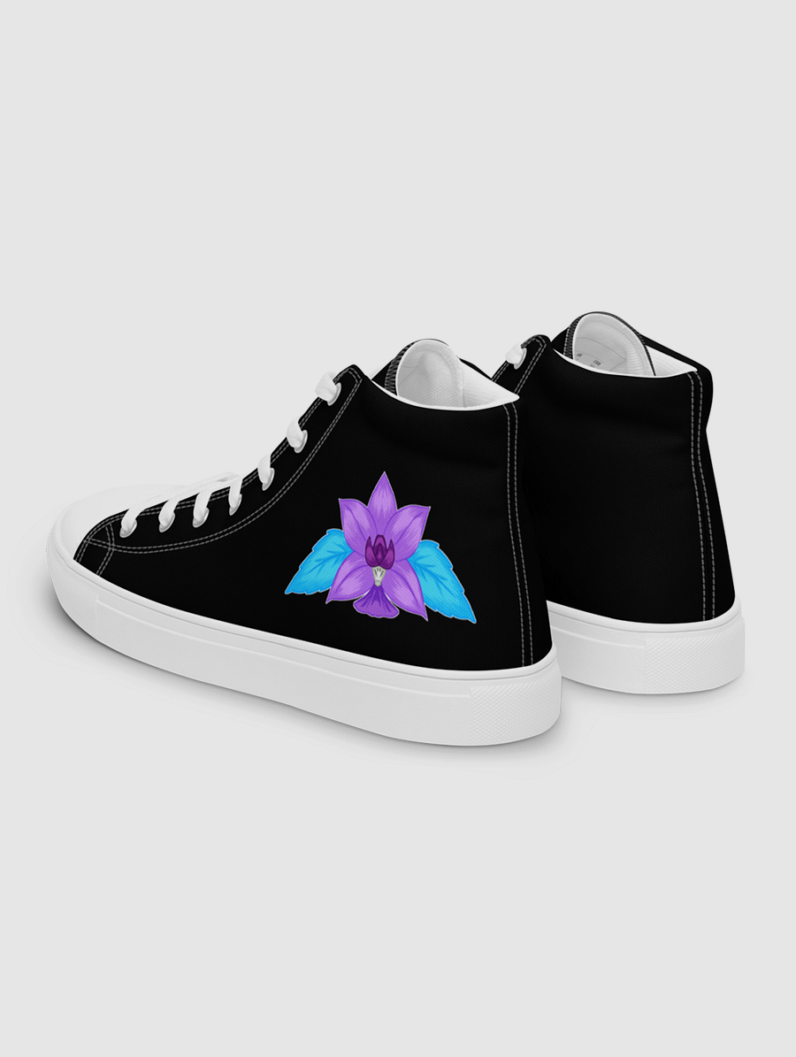 Women’s high top canvas flower shoes! product image (6)