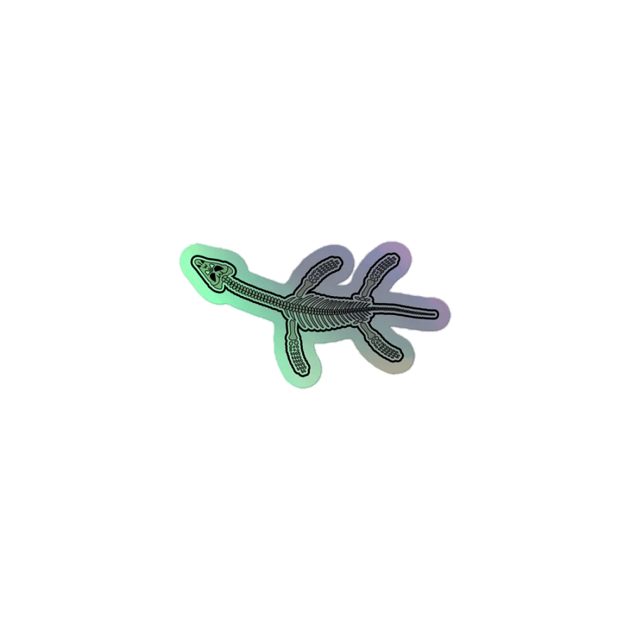 Epic Plesiosaur Holographic Sticker product image (1)