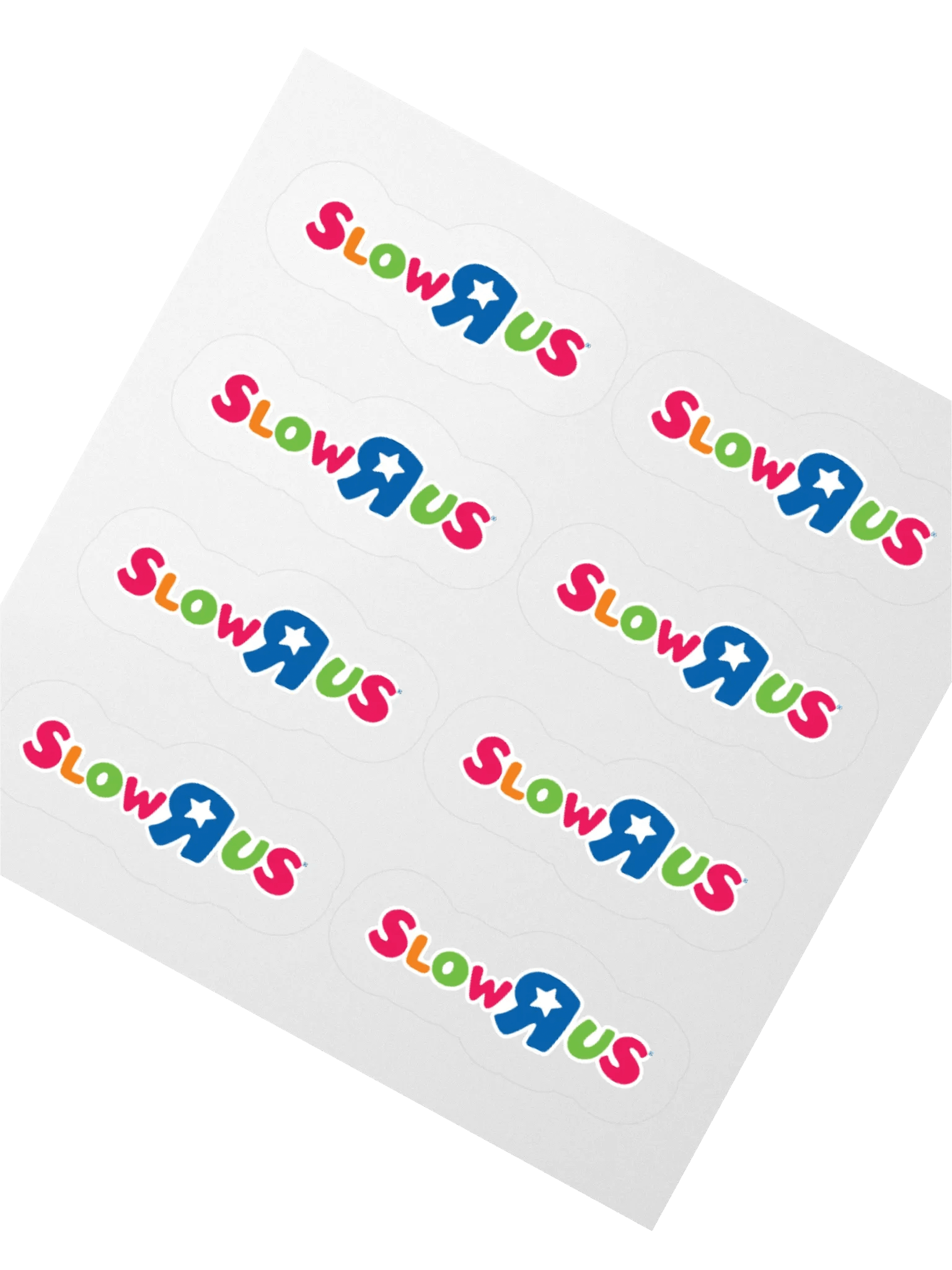 SLOW-R-US STICKERS (8-PACK) product image (2)