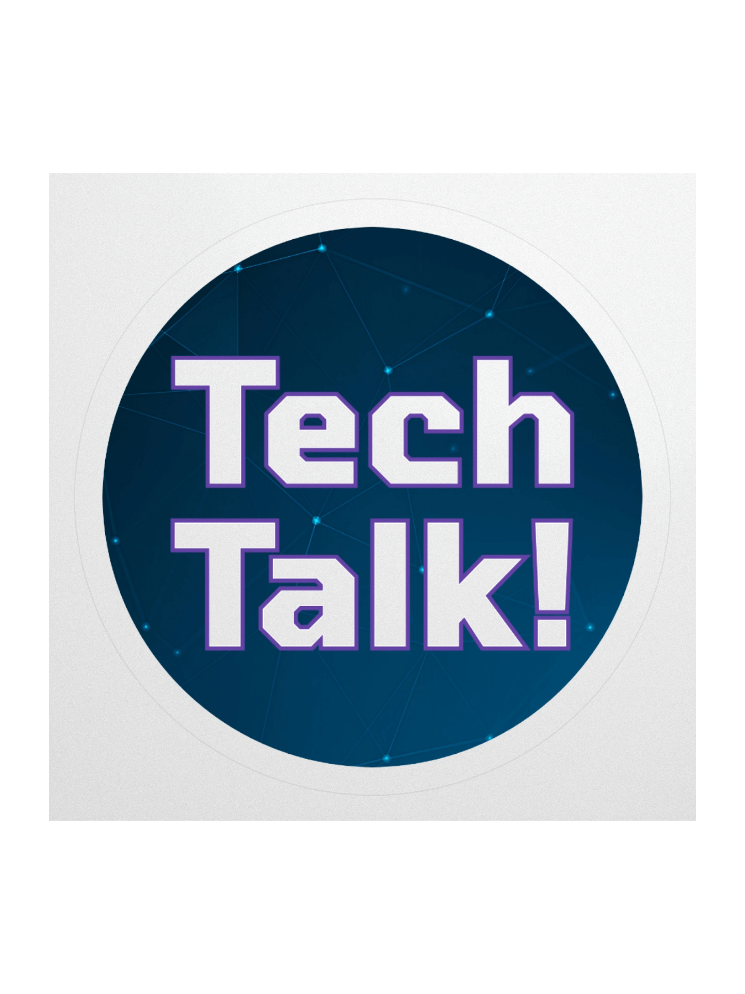 Tech Talk! Logo Sticker product image (1)