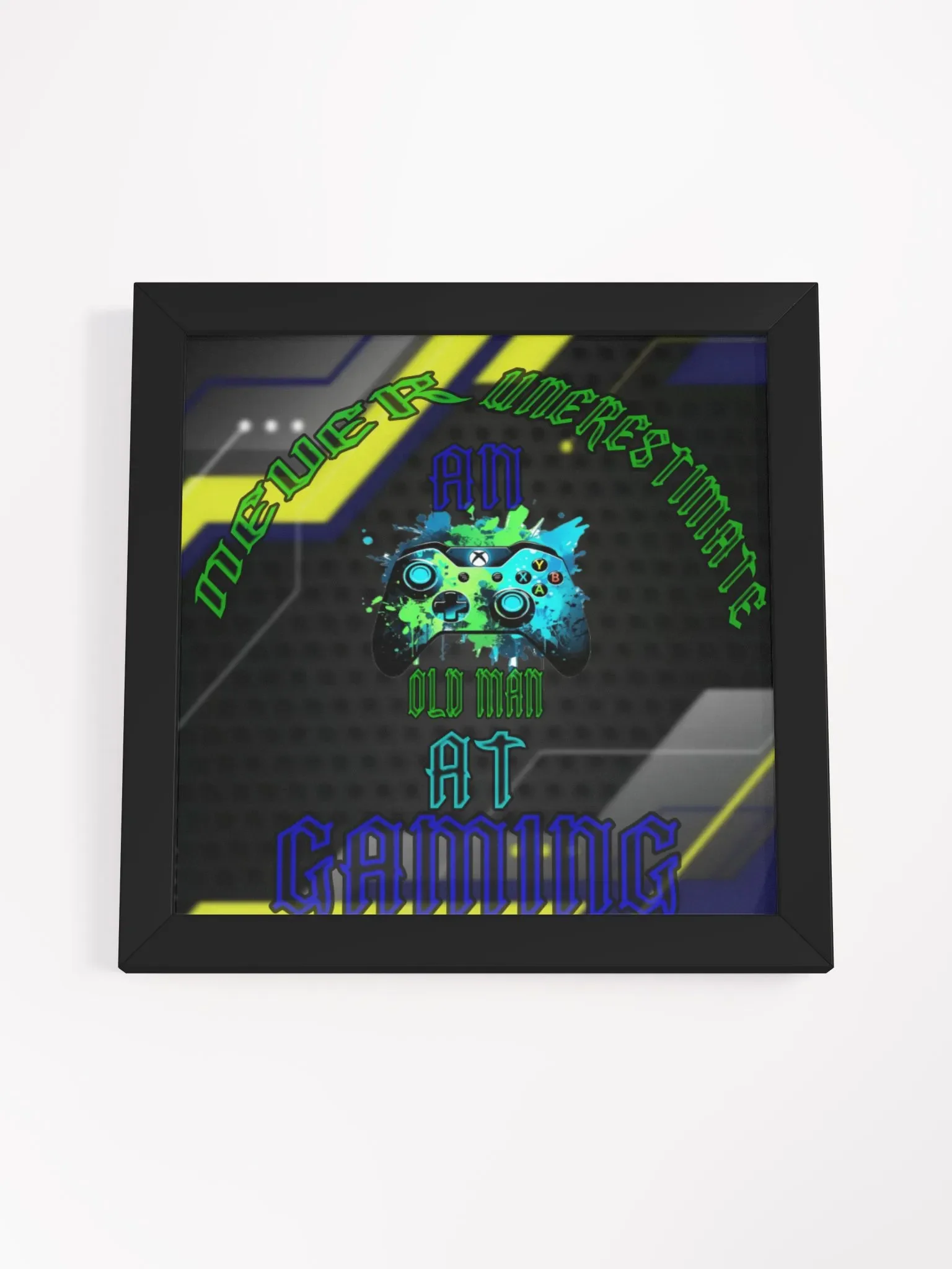 old man gaming poster product image (4)