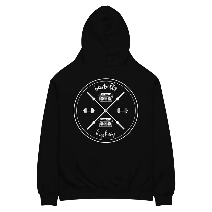 Barbells & Hip Hop X Emblem Unisex Hoodie product image (2)