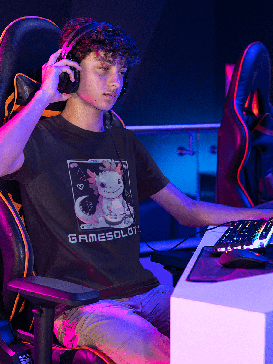 Axolotl Gamesolotl Tee product image (1)