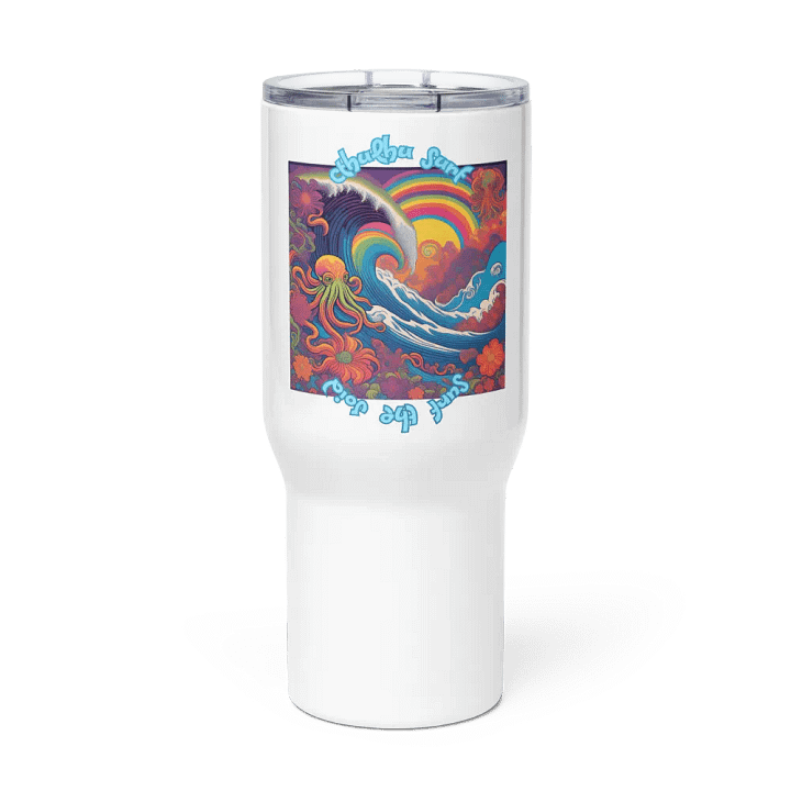 Cthulhu Surf Stainless Steel travel mug with handle 03a product image (2)
