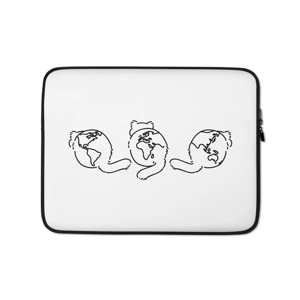Planet Manul Trio - Laptop Sleeve product image (1)