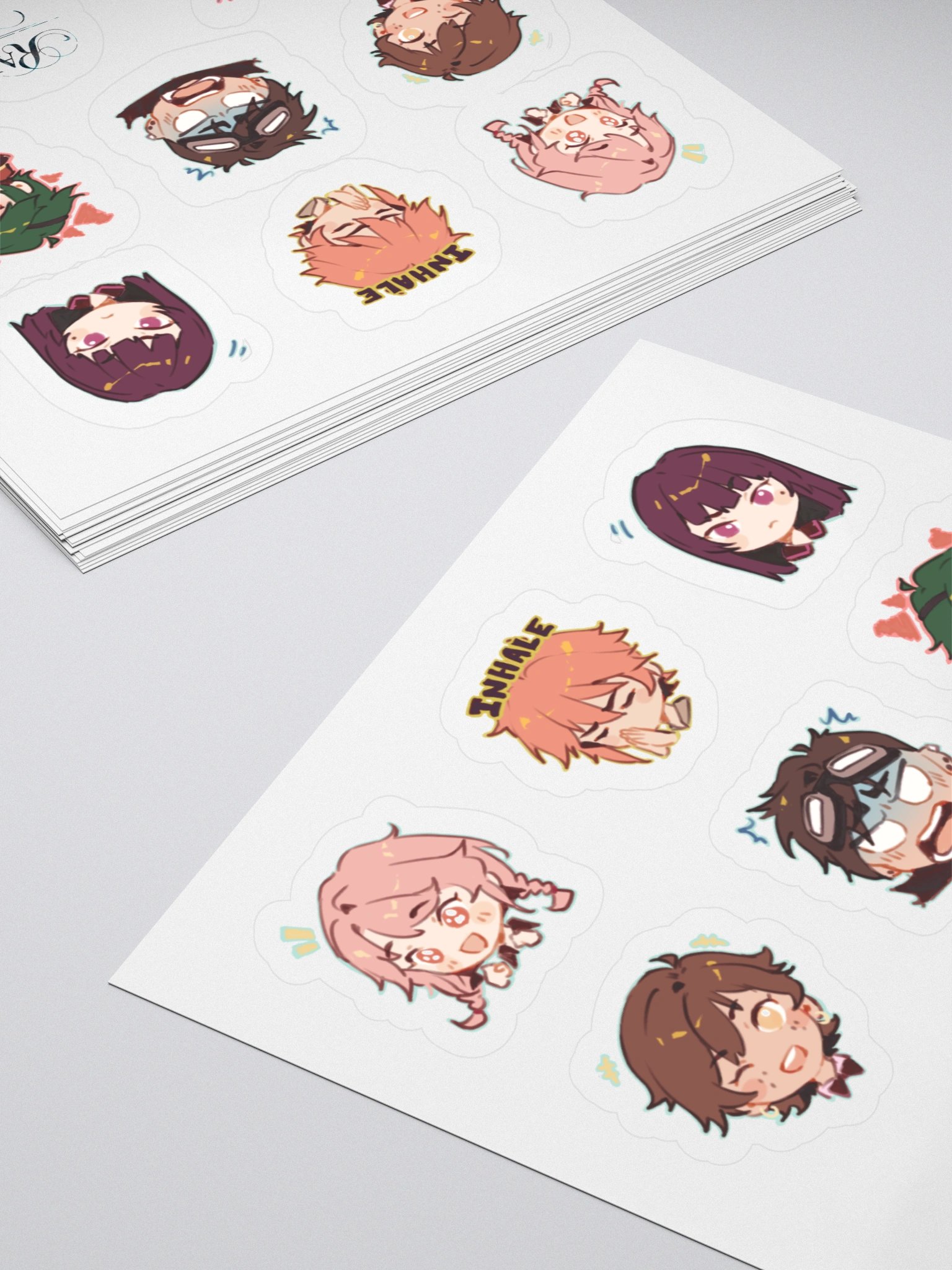 Ransomed Wings - Chibi Expressions Sticker Sheet 01 product image (4)