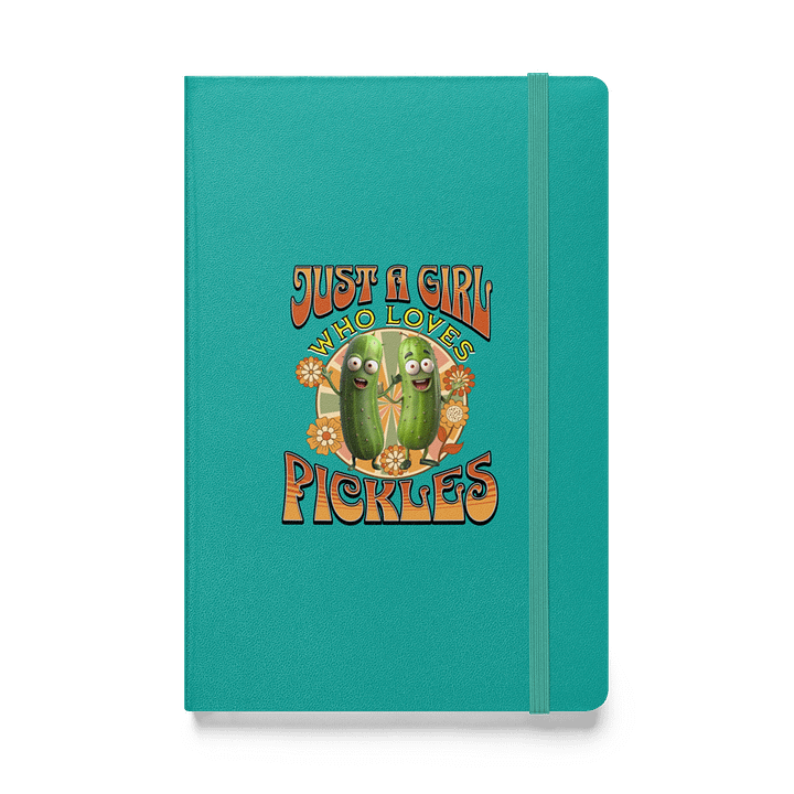 Just A Girl Who Loves Pickles Thoughts Hardcover Journal product image (1)