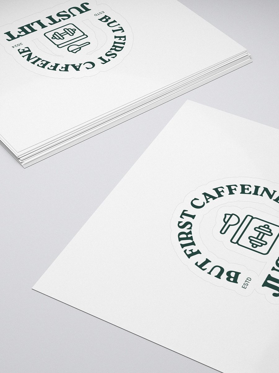 Caffeine First - Sticker product image (4)