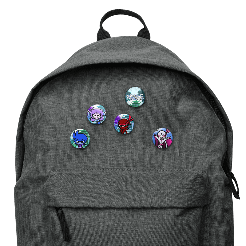 Take Out The Trash Pin Buttons Set product image (3)