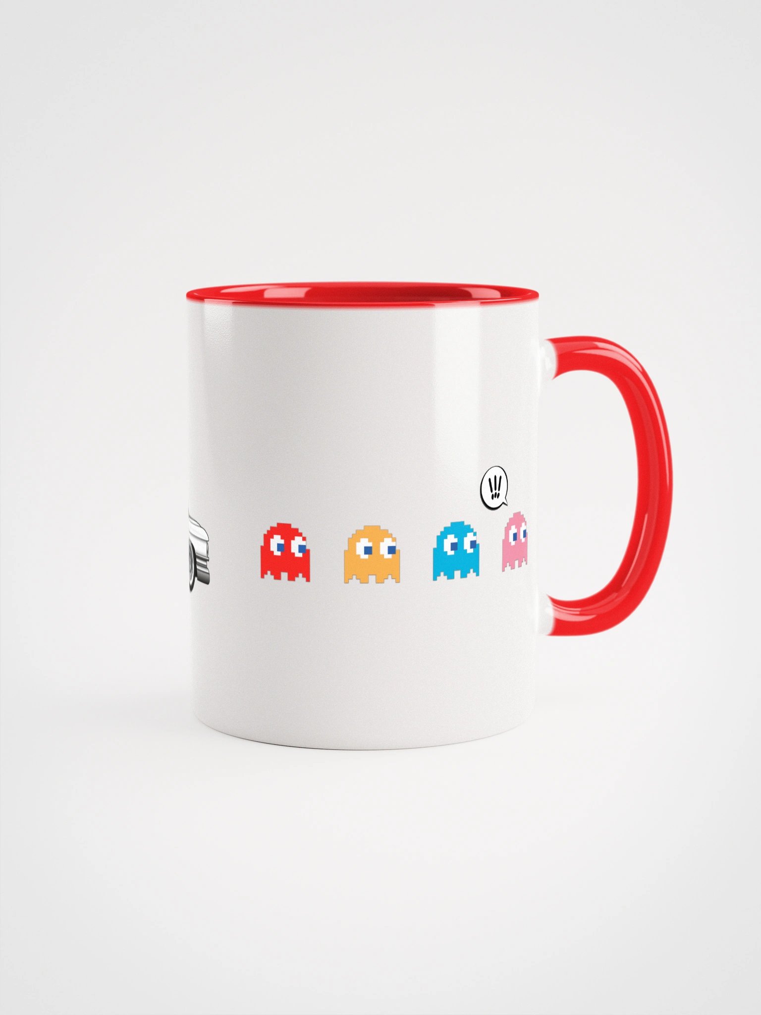 Ghostbusters vs Pacman Ghosts Ceramic Mug product image (3)