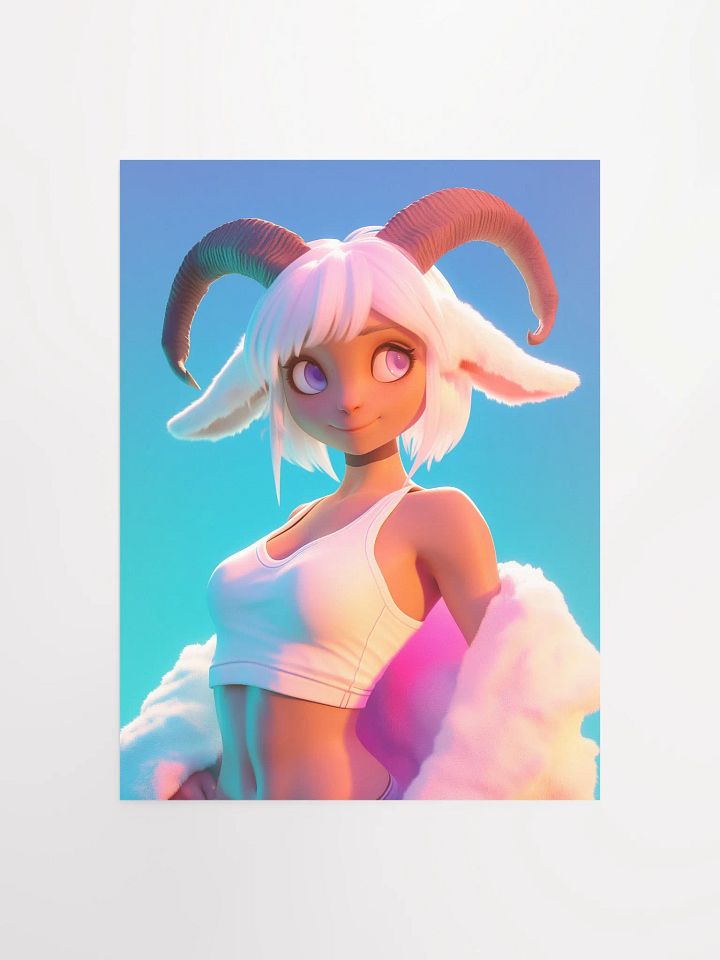 Whimsical Goat-Human Hybrid Poster product image (1)