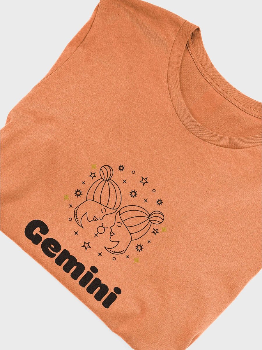 Gemini Twins T-shirt - Black Writing product image (3)
