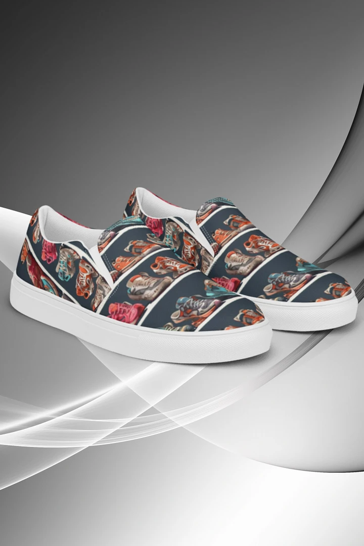 Sneakers Pattern All Over Print Slip On Shoes product image (1)
