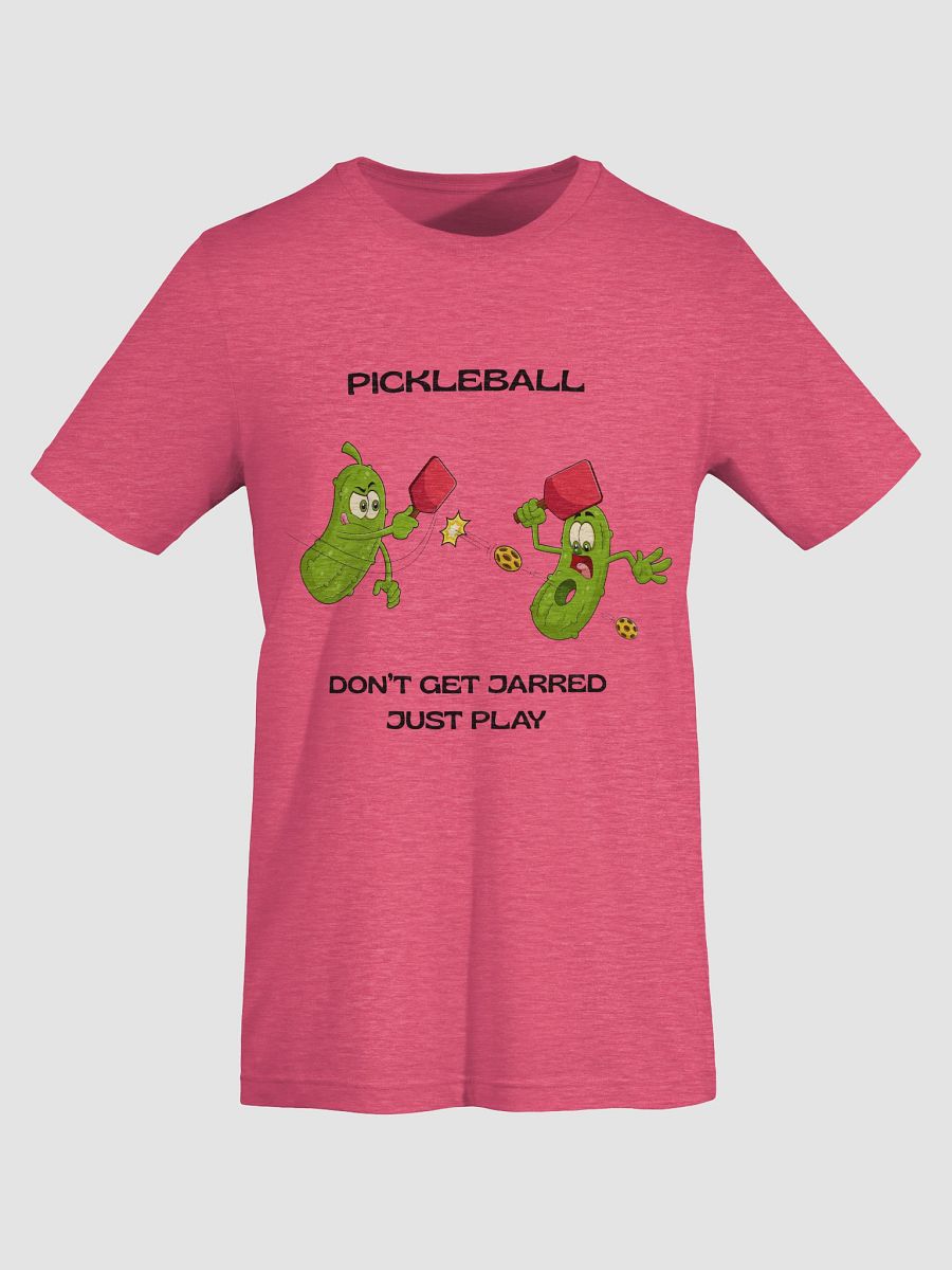 Pickleball Don't Get Jarred Just Play Supersoft T-Shirt product image (77)