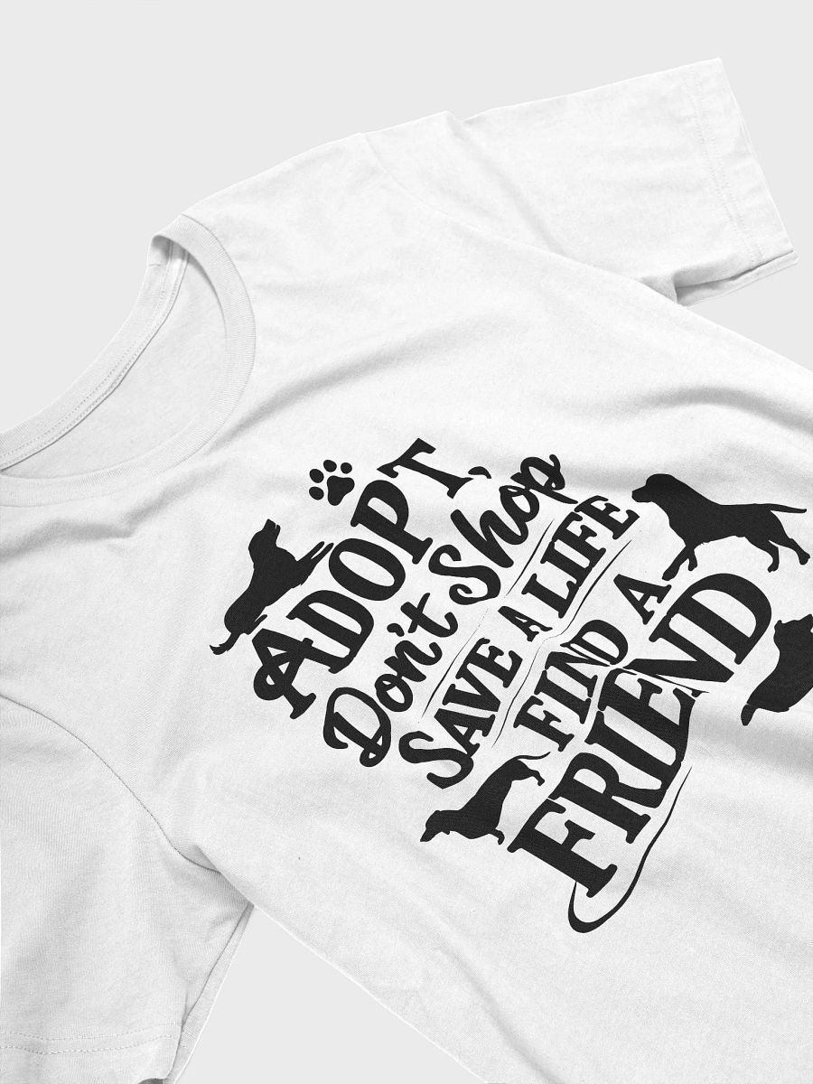 Adopt a Dog, Save a Best Friend Tee product image (35)