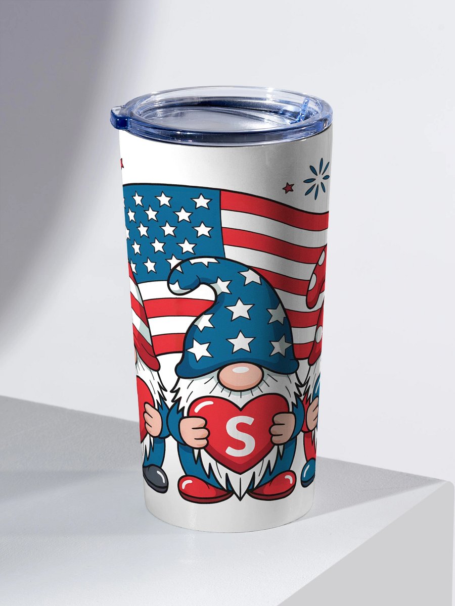 Patriotic Gnomes 20oz Stainless Steel Tumbler product image (2)
