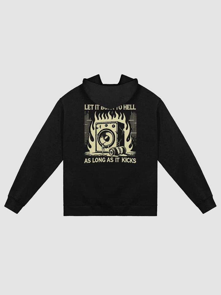 Let It Burn Hoodie – Oversized Black Edition product image (2)